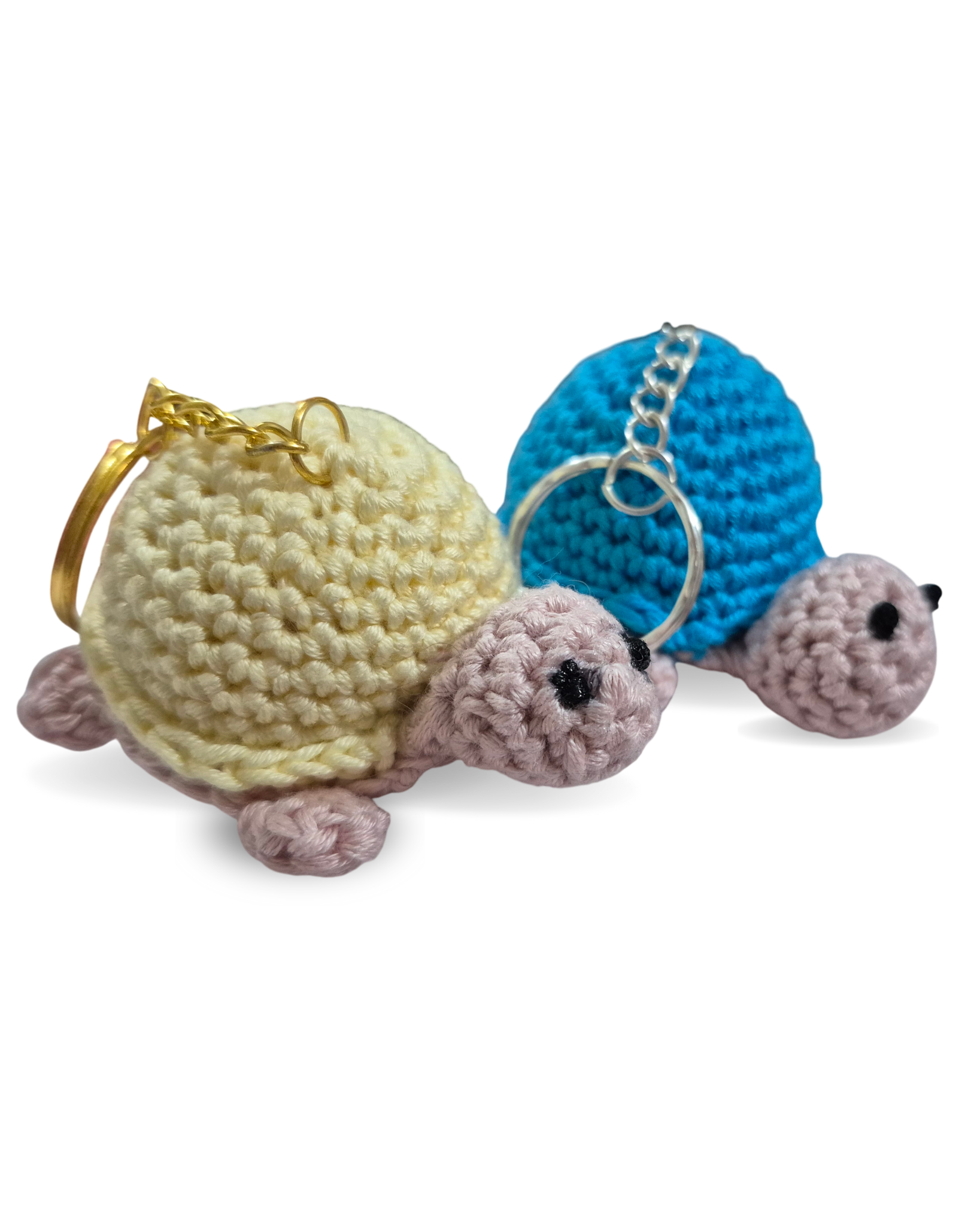 Handmade Turtle Keychain in Wool - Anna's Creations