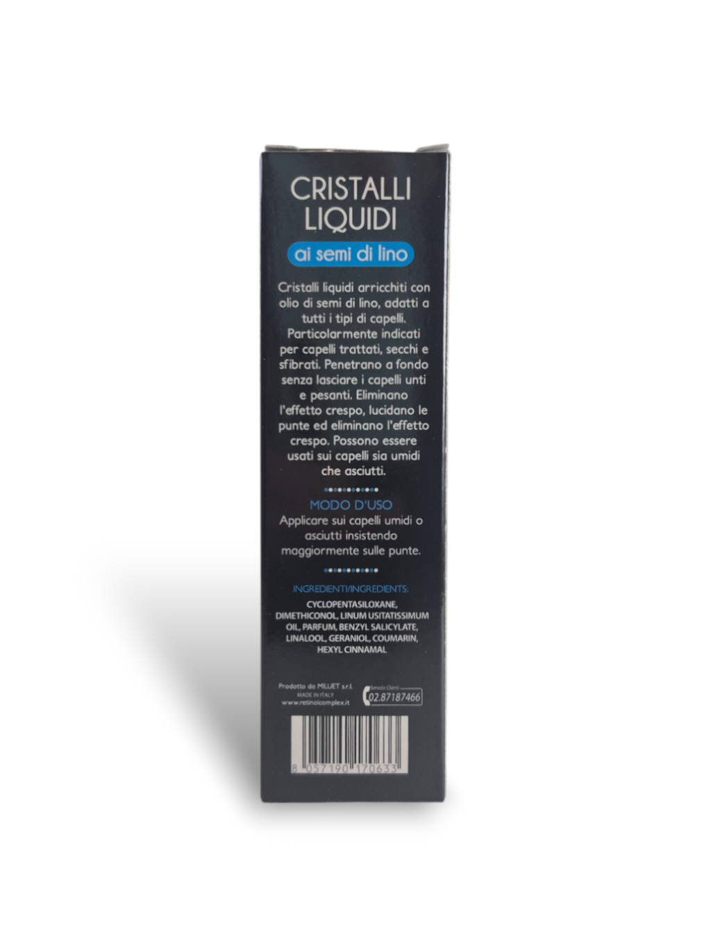 Cristales Líquidos - Soluciones Hidratantes y Anti-Frizz para Todo Tipo de Cabello 50ml - Retinol