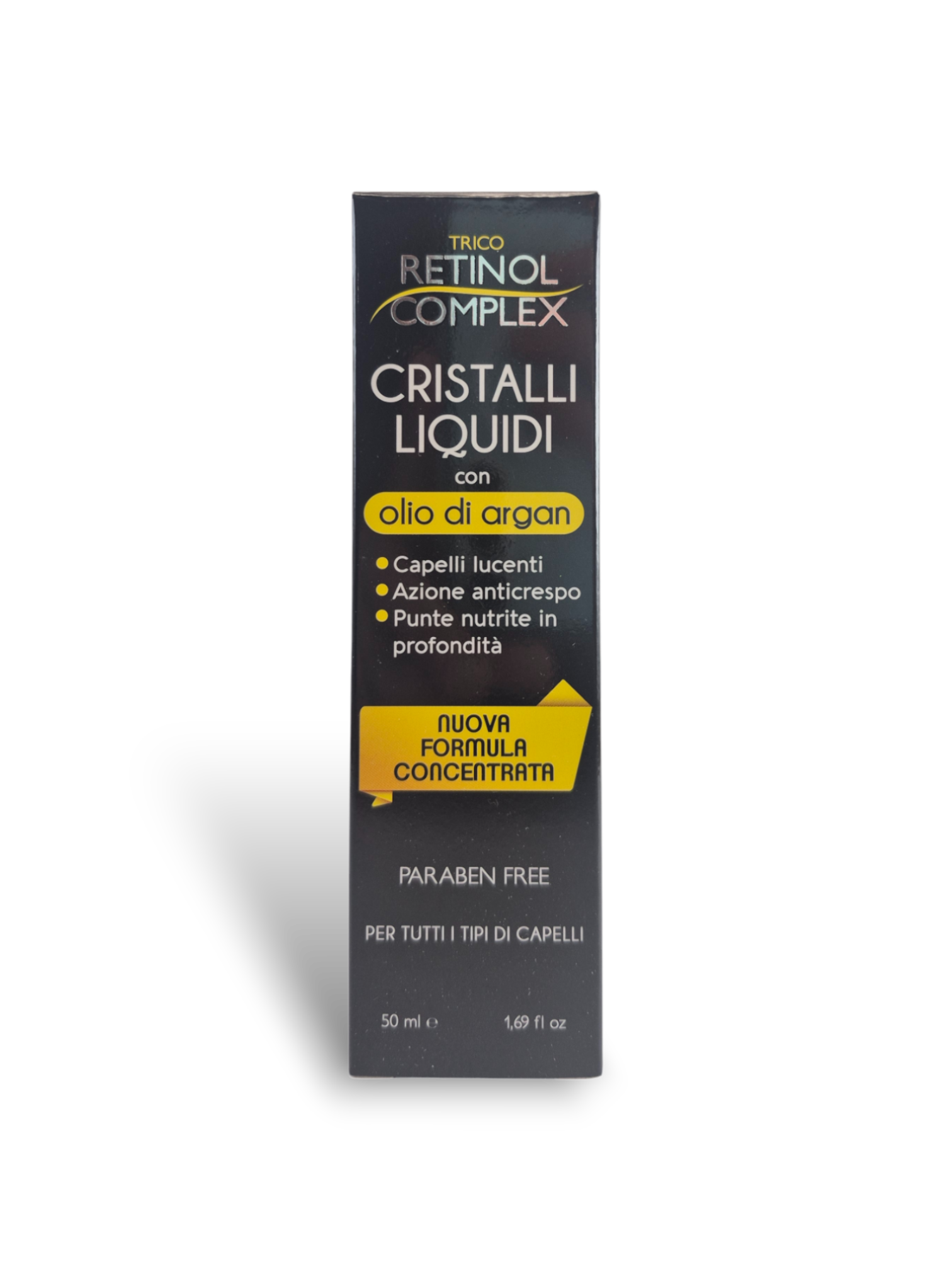 Cristalli Liquidi - Soluzioni Idratanti e Anti-Crespo per Ogni Tipo di Capello 50ml - Retinol