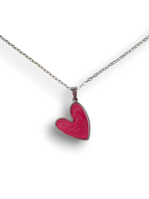 Collana con Ciondolo a Forma di Cuore