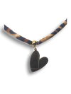 Collana Cuore Leopardato