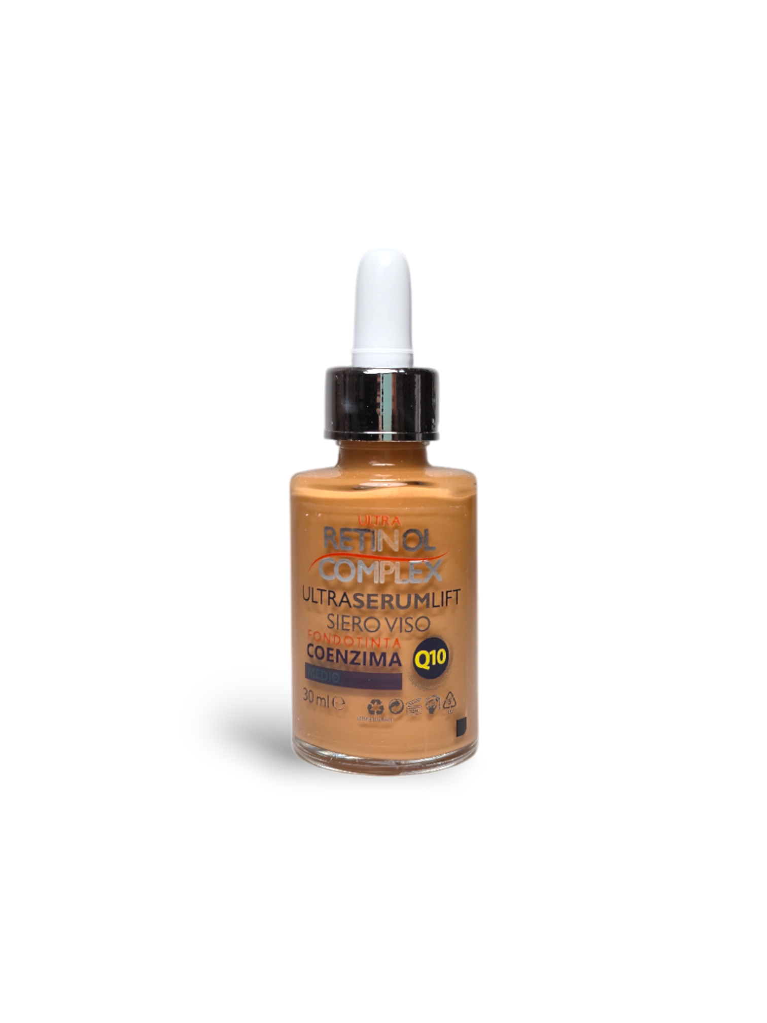 Siero Viso Fondotinta Coenzima Q10 da 30ml - Retinol
