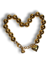 Bracciale con Cuore sonaglio