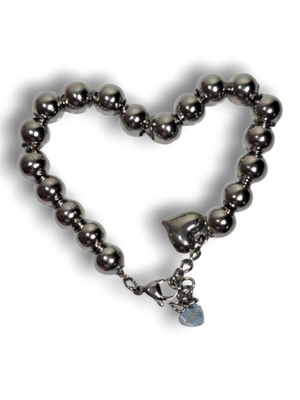 Bracciale con Cuore sonaglio
