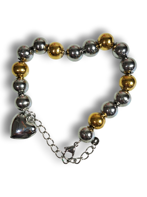 Bracciale con Cuore sonaglio