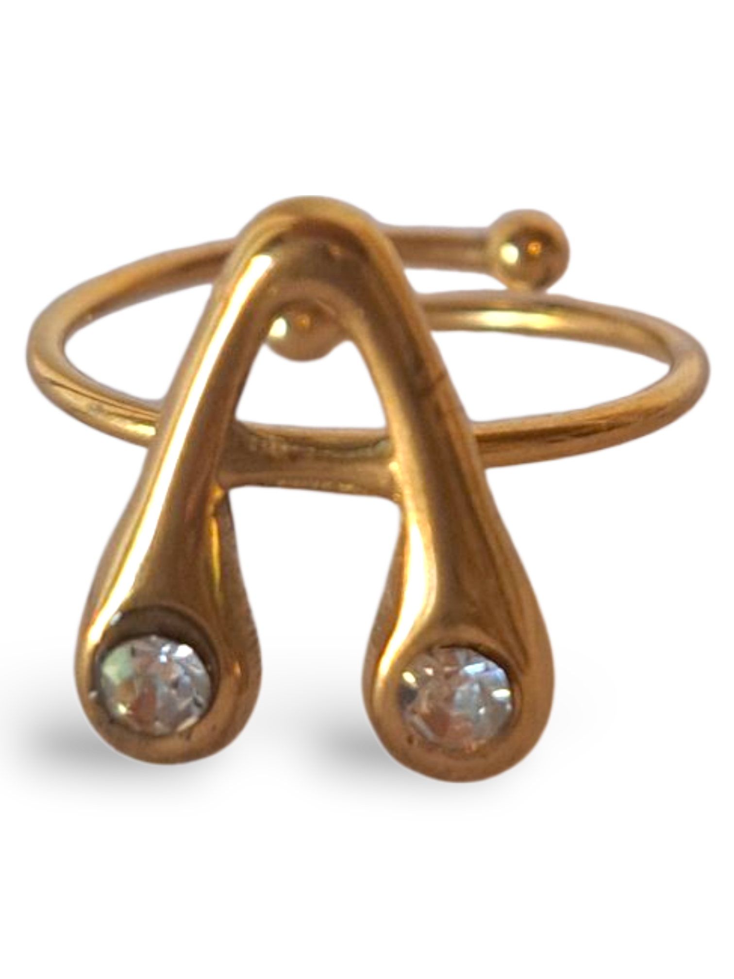 Anello Lettera Punto Luce