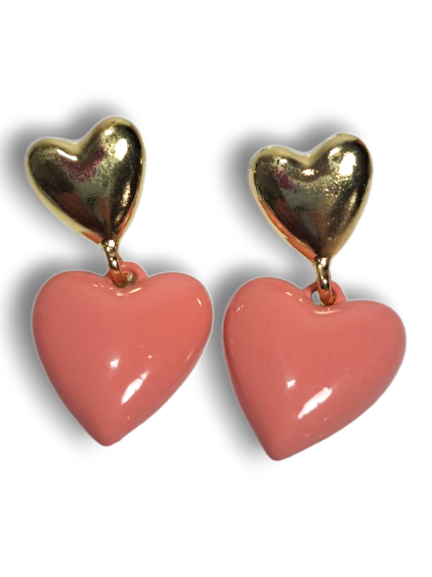 Orecchini Doppio Cuore