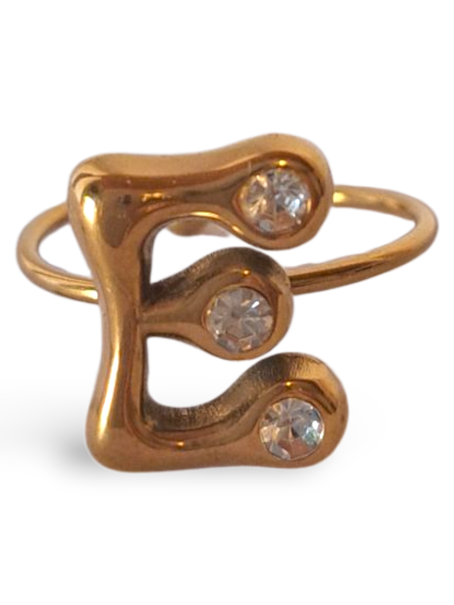Anello Lettera Punto Luce