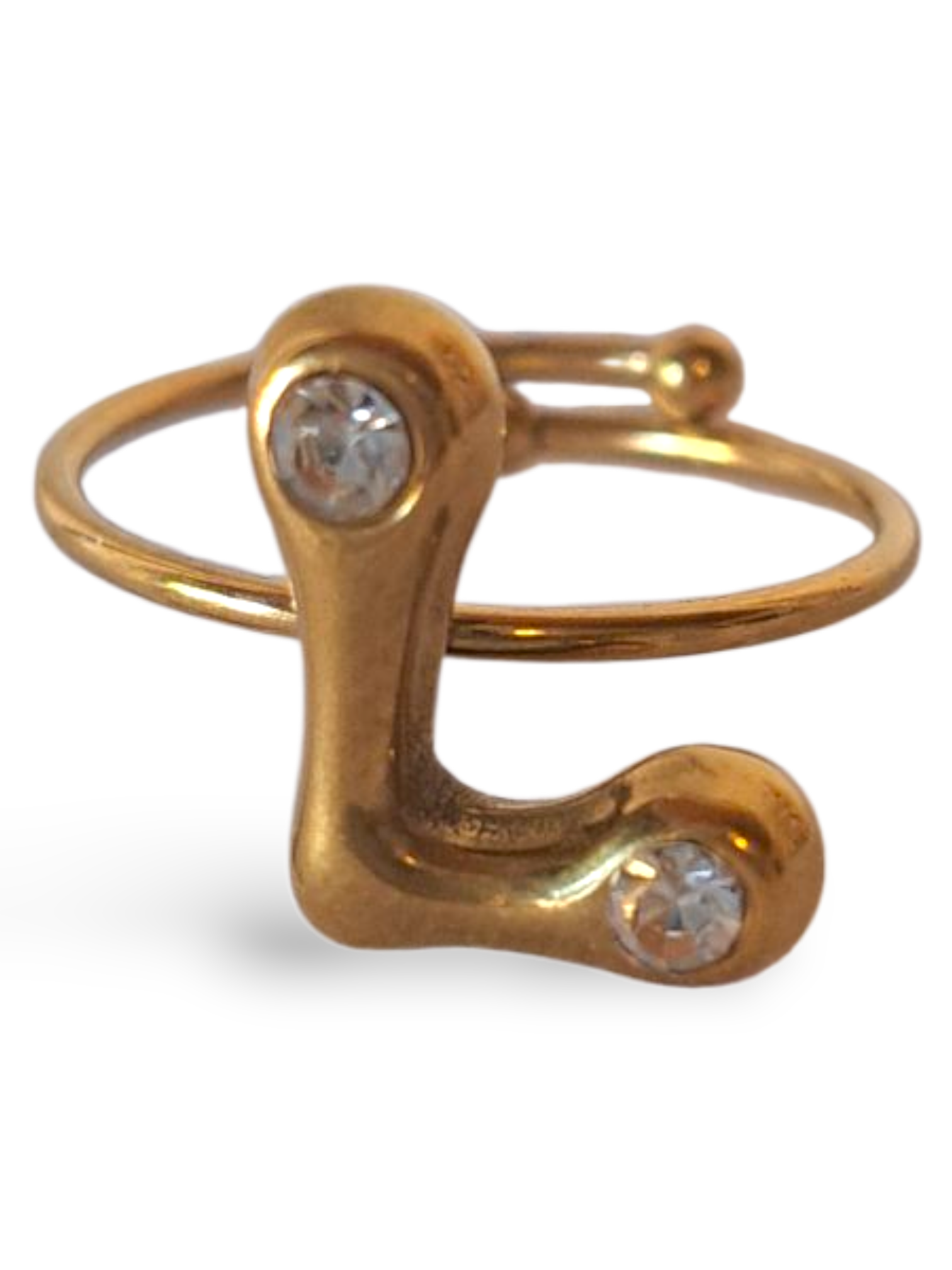Anello Lettera Punto Luce