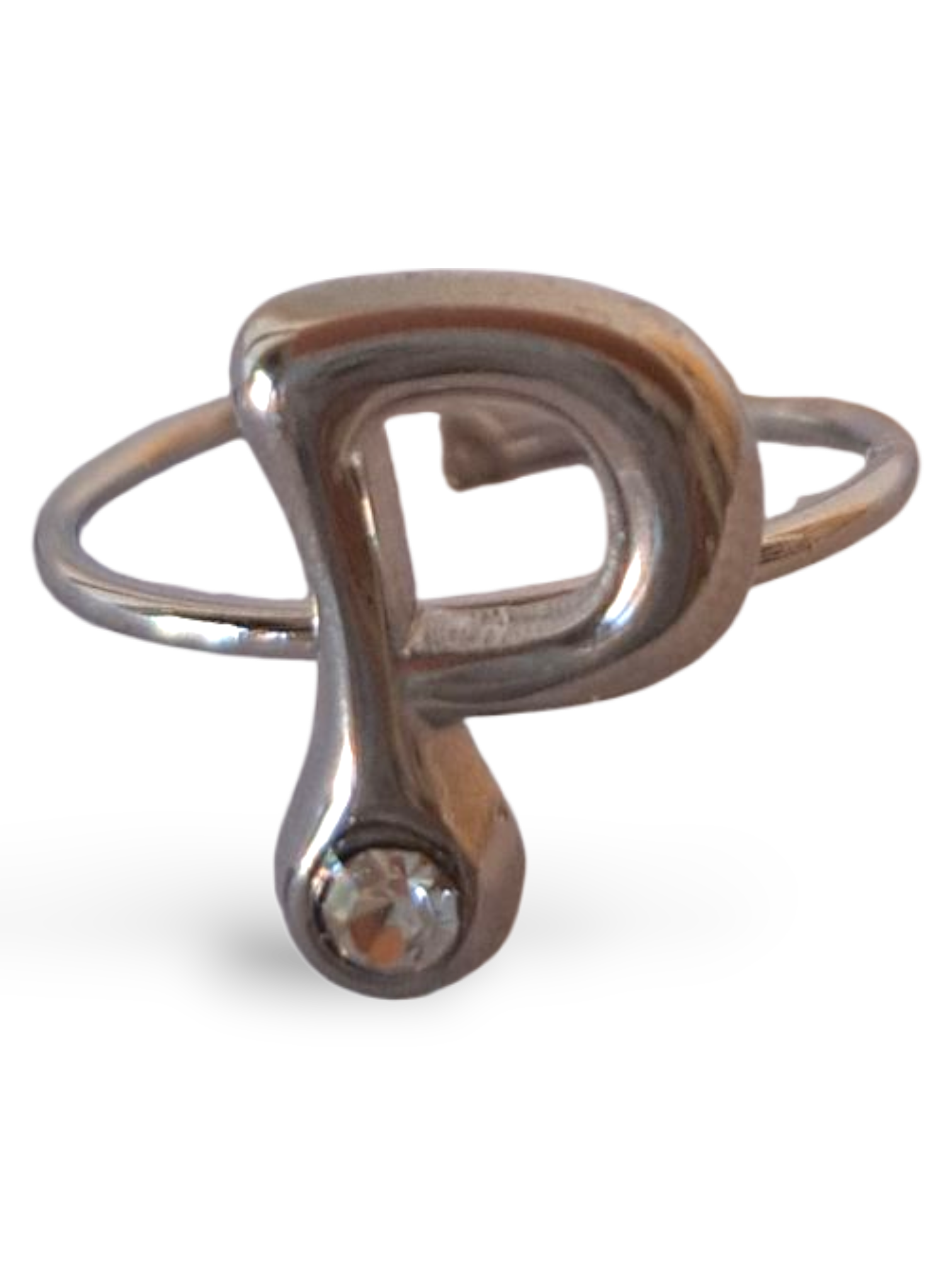 Anello Lettera Punto Luce