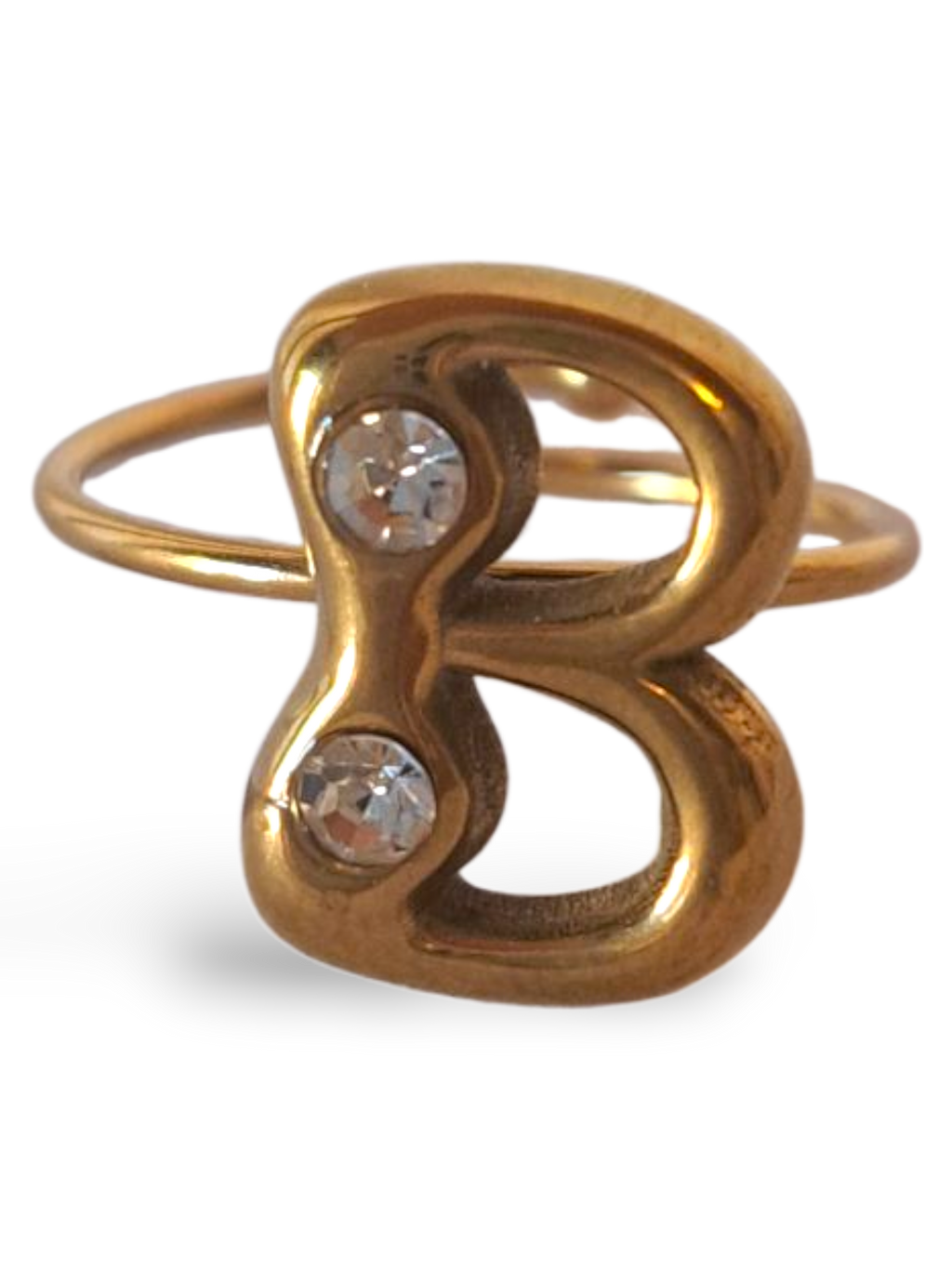 Anello Lettera Punto Luce