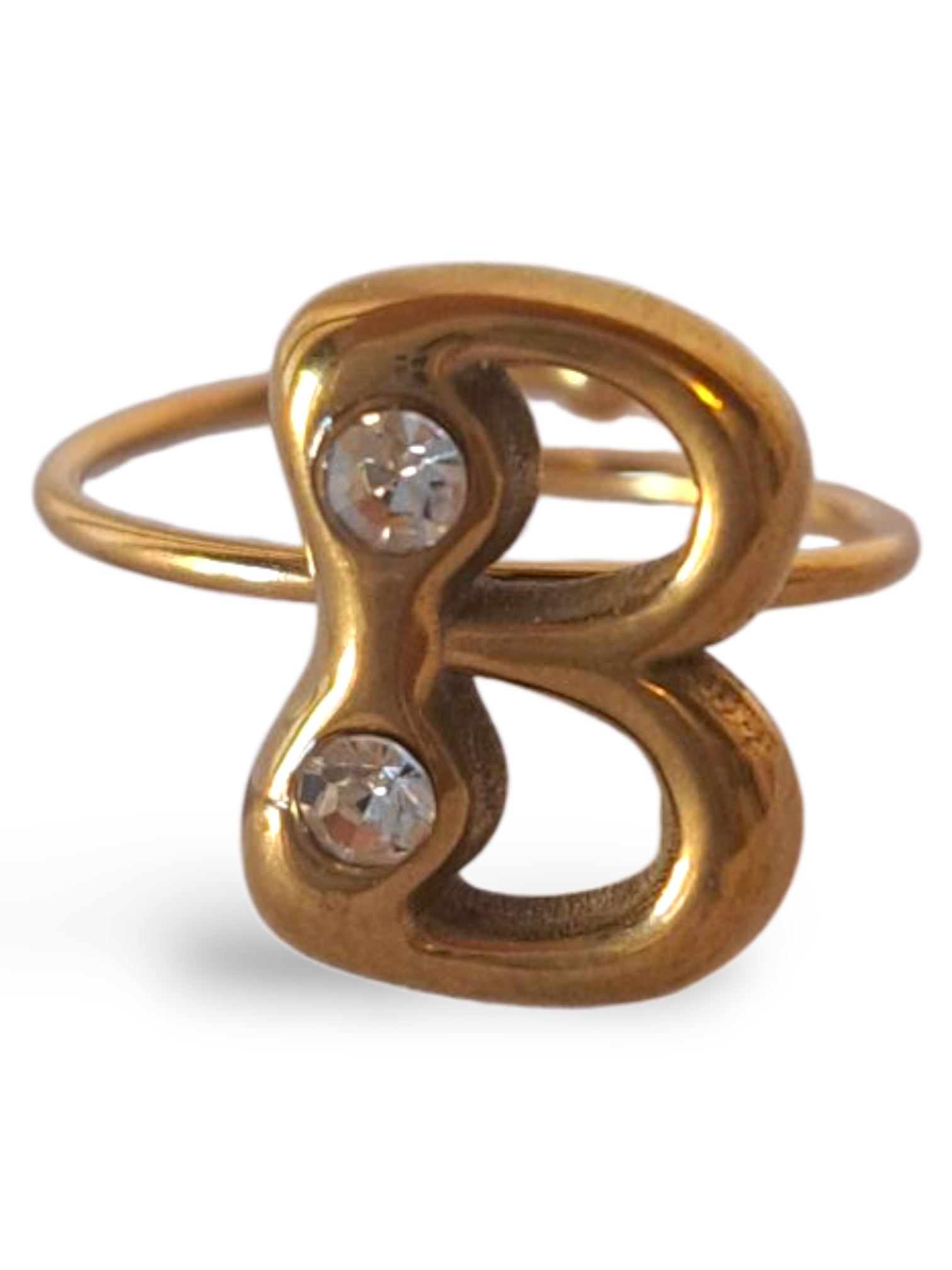 Anello Lettera Punto Luce