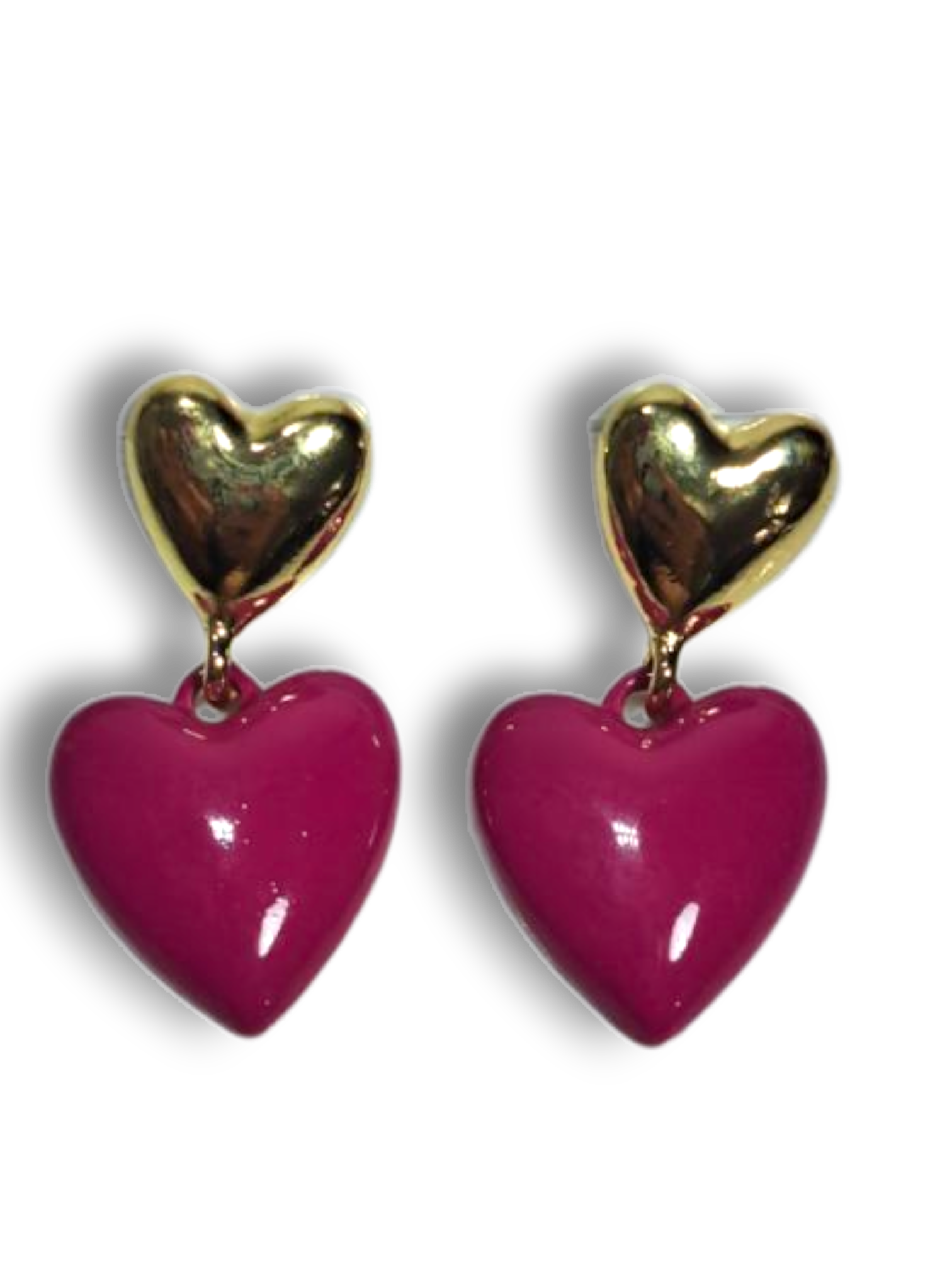 Orecchini Doppio Cuore