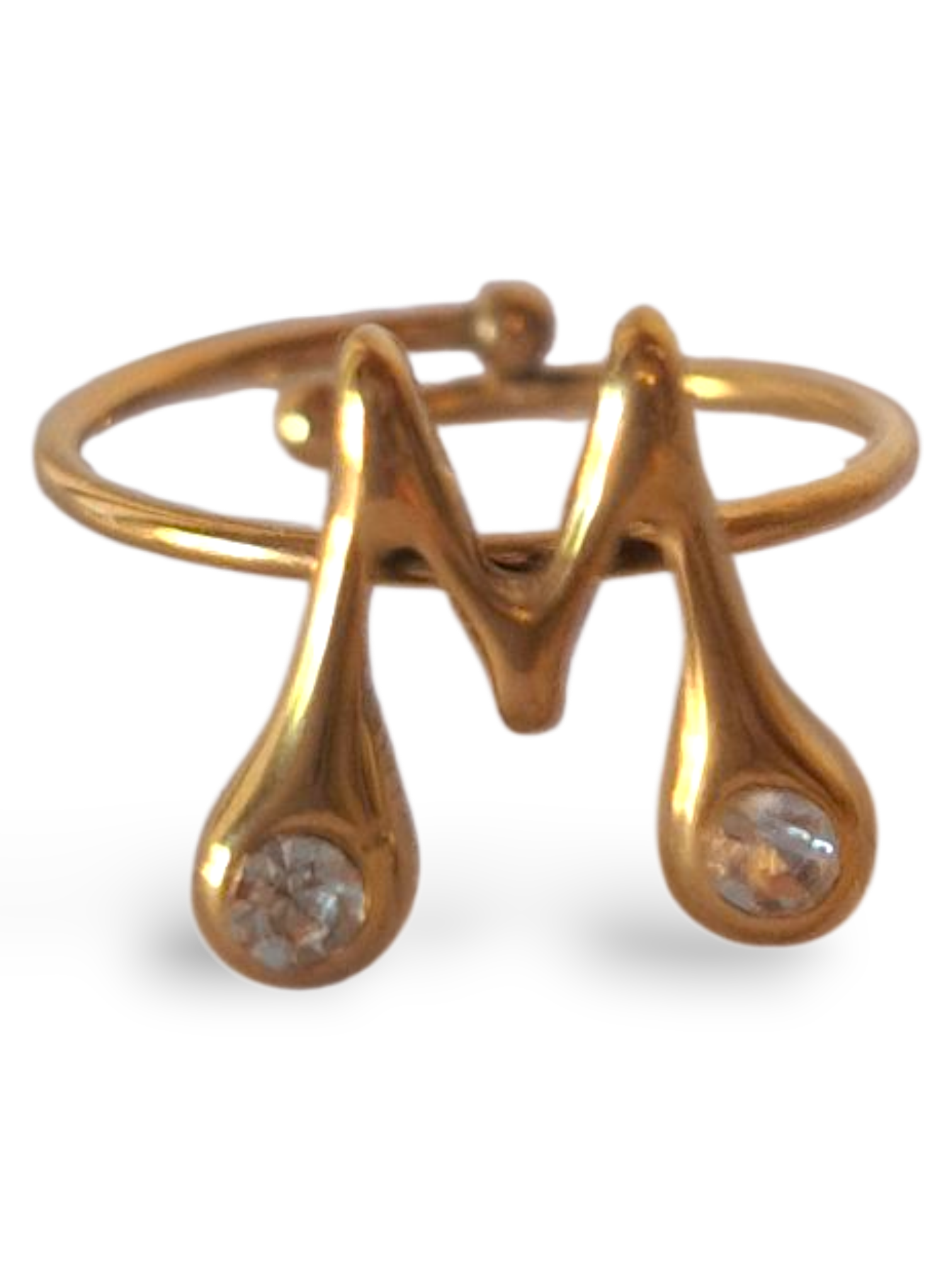 Anello Lettera Punto Luce