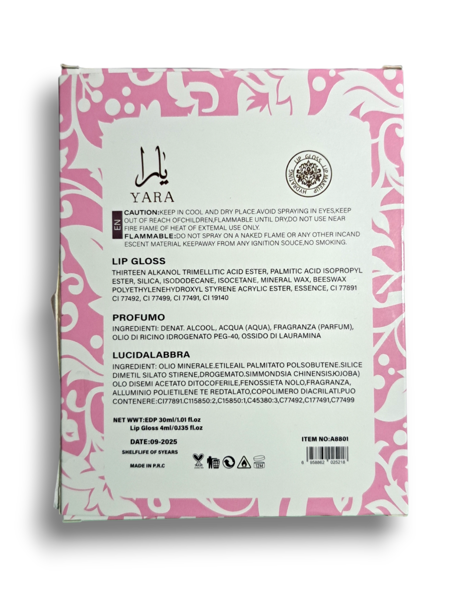 Profumo Yara + Gloss
