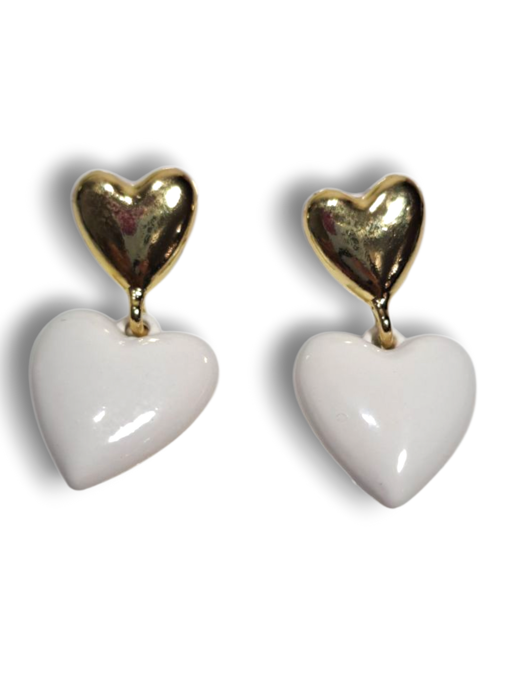 Orecchini Doppio Cuore