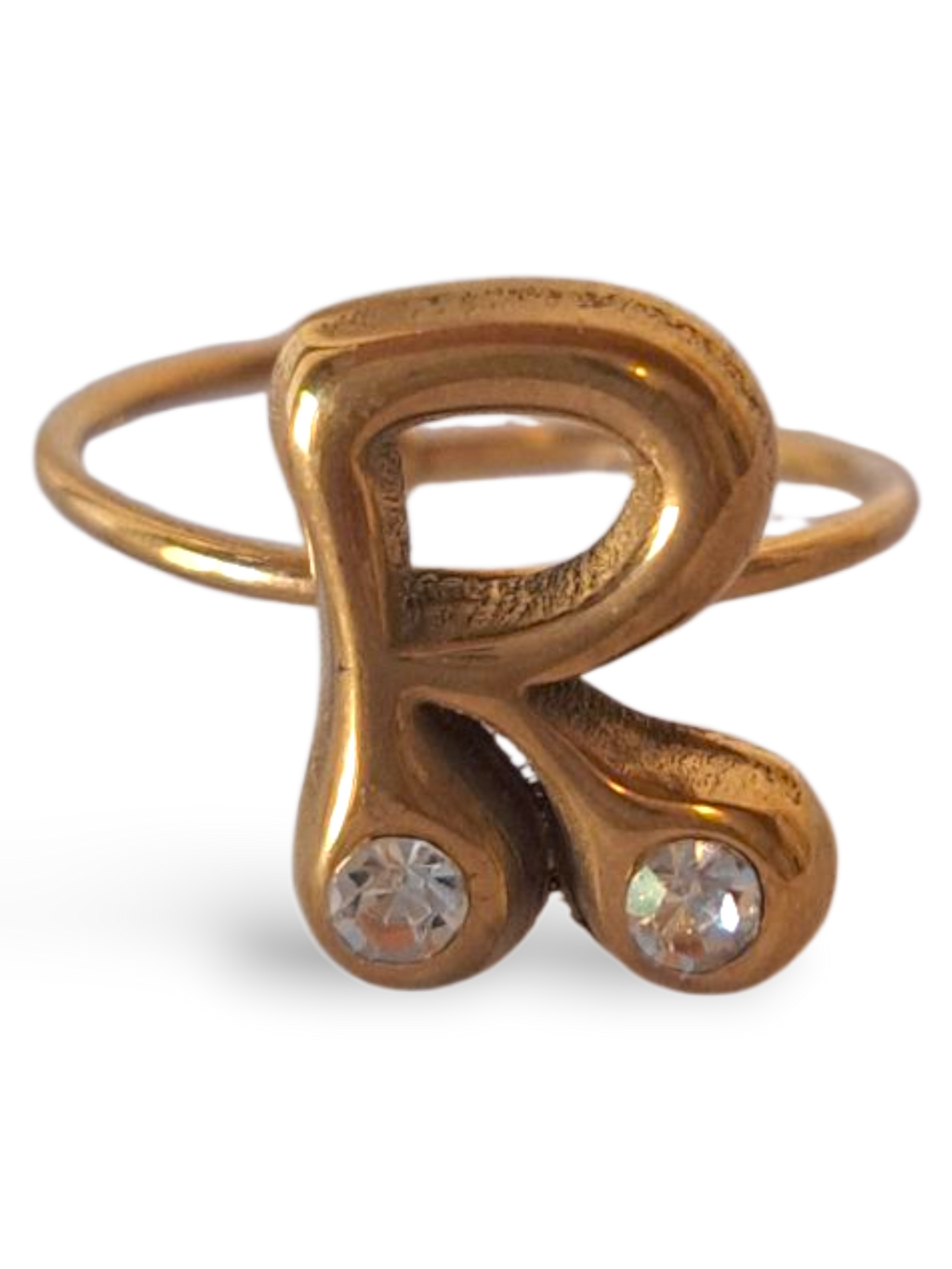 Anello Lettera Punto Luce