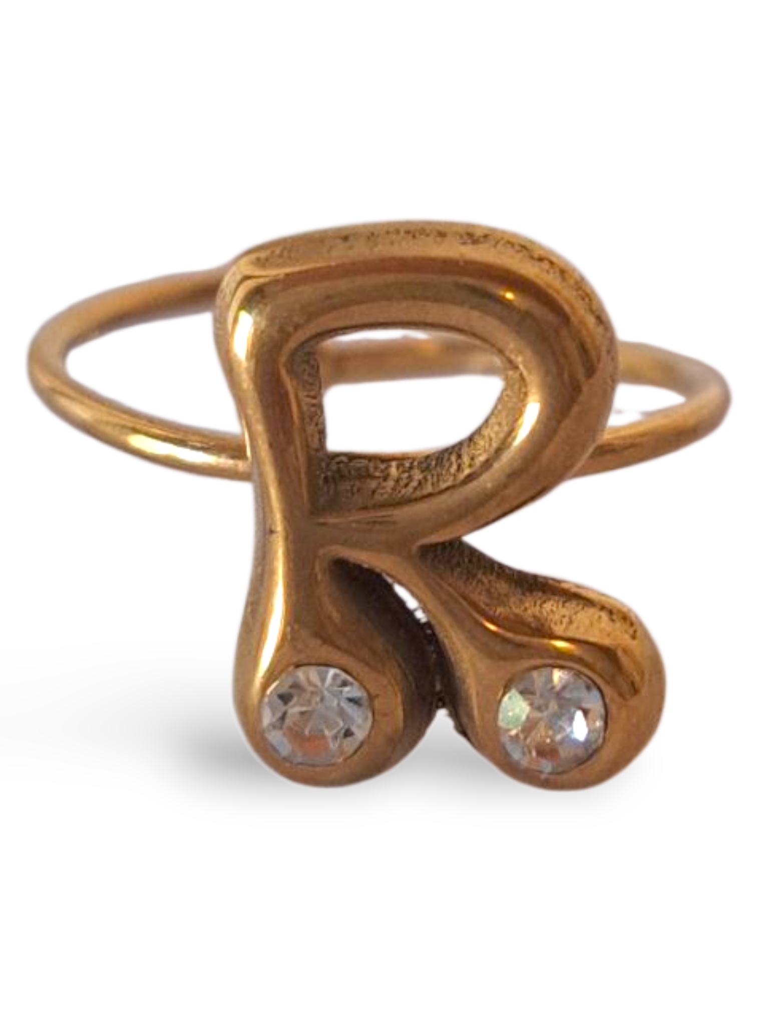 Anello Lettera Punto Luce