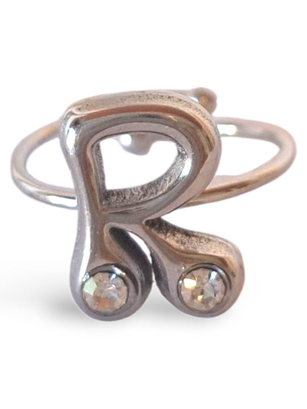 Anello Lettera Punto Luce
