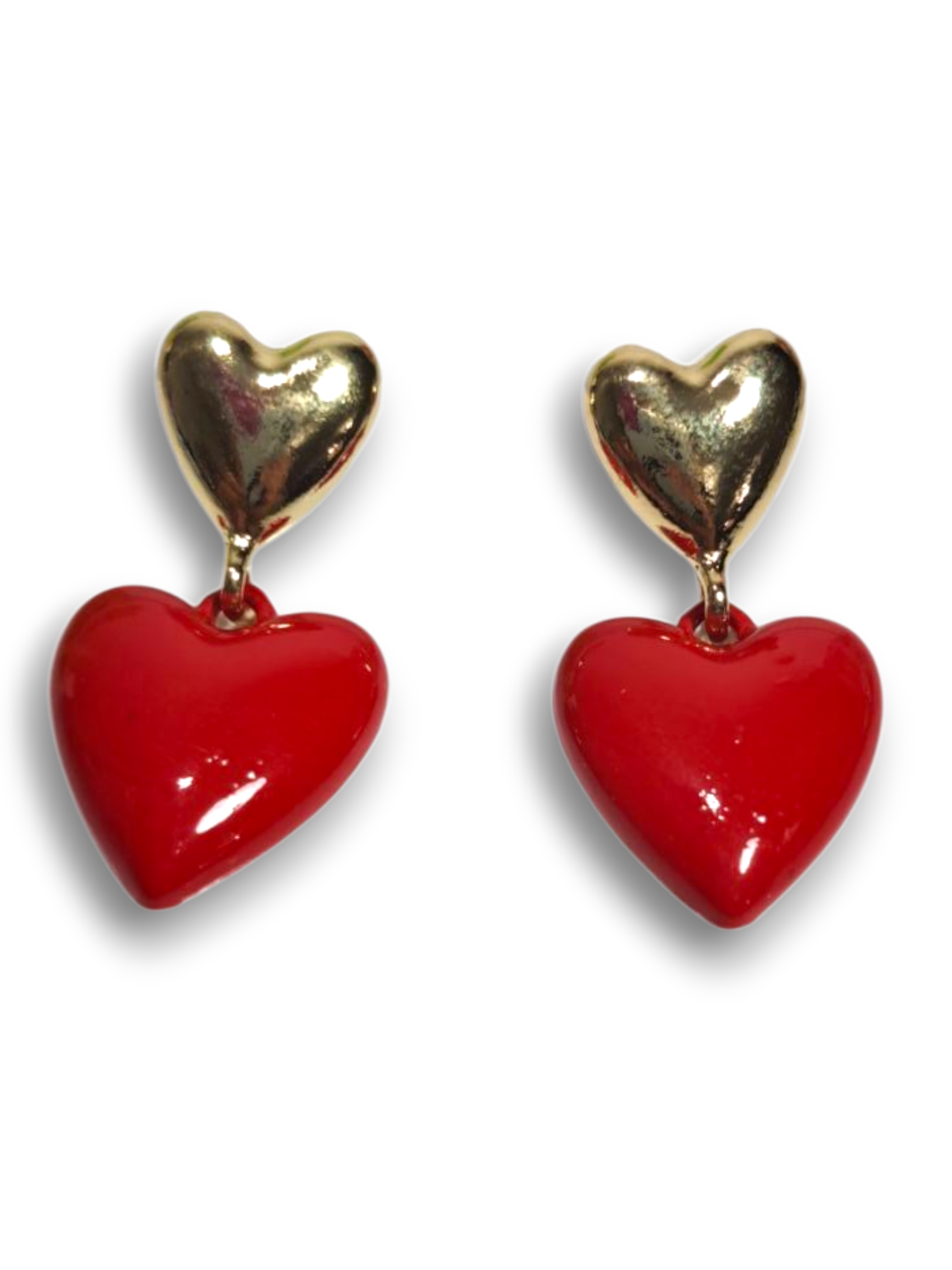 Orecchini Doppio Cuore