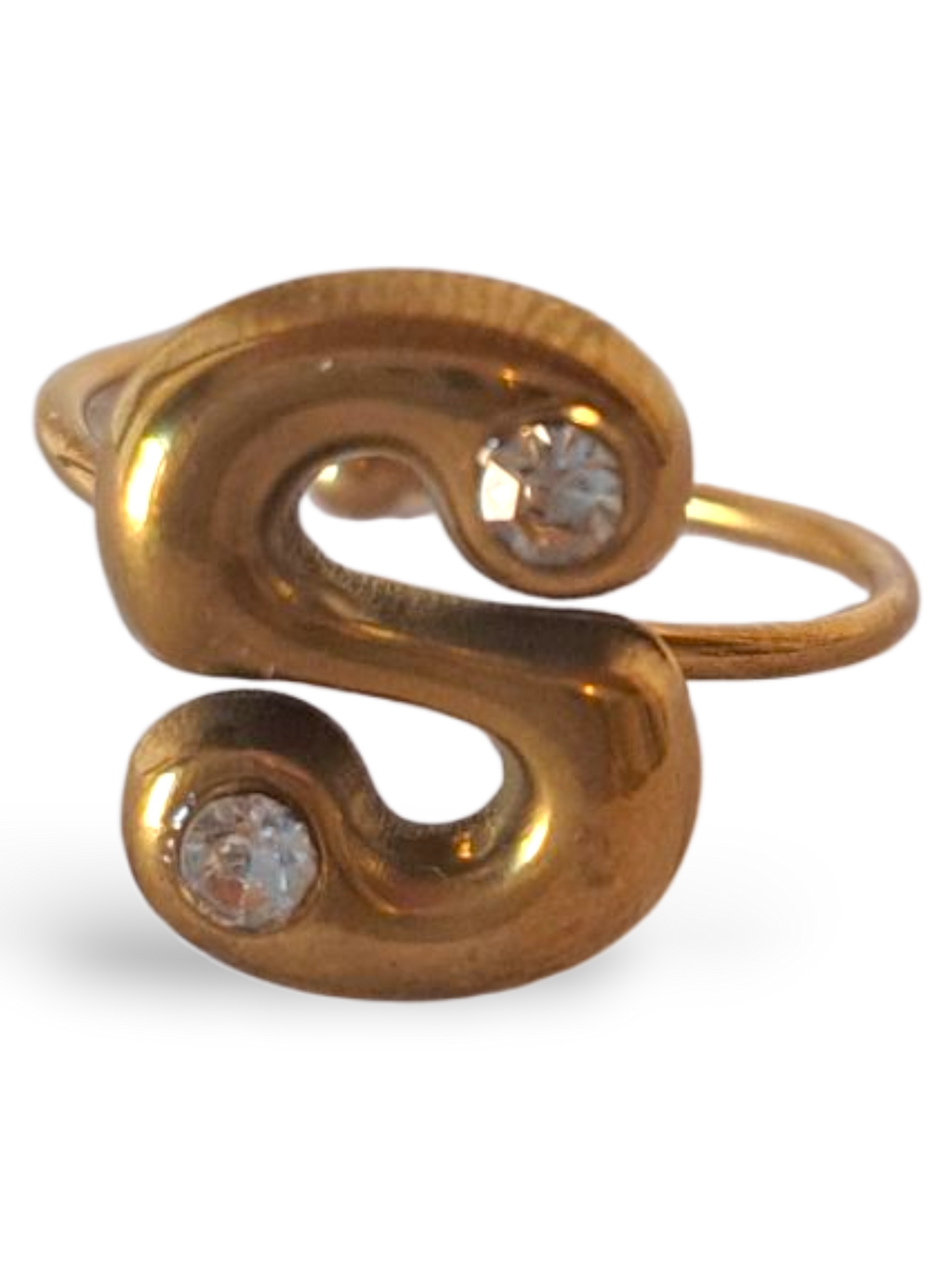 Anello Lettera Punto Luce