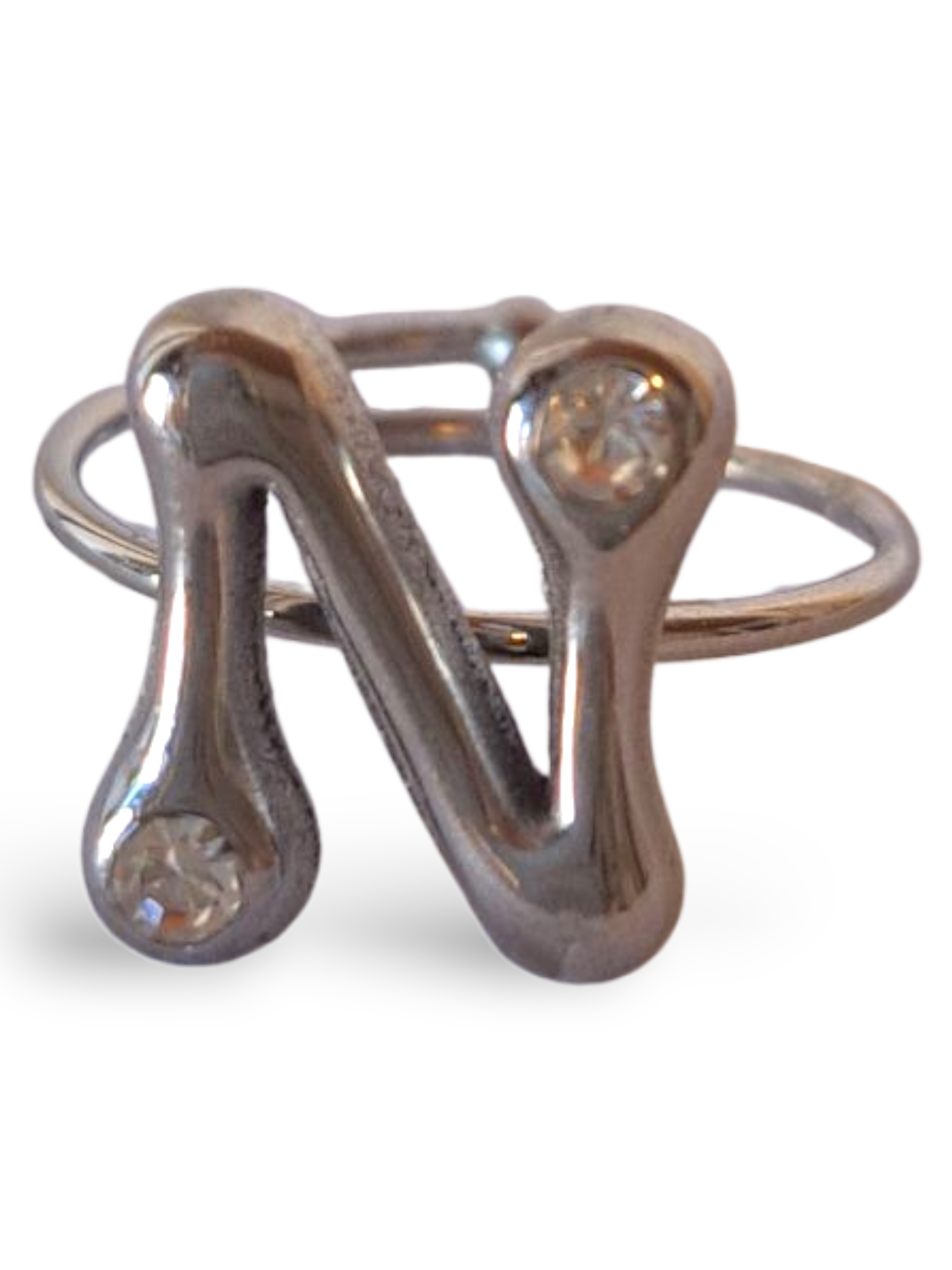 Anello Lettera Punto Luce