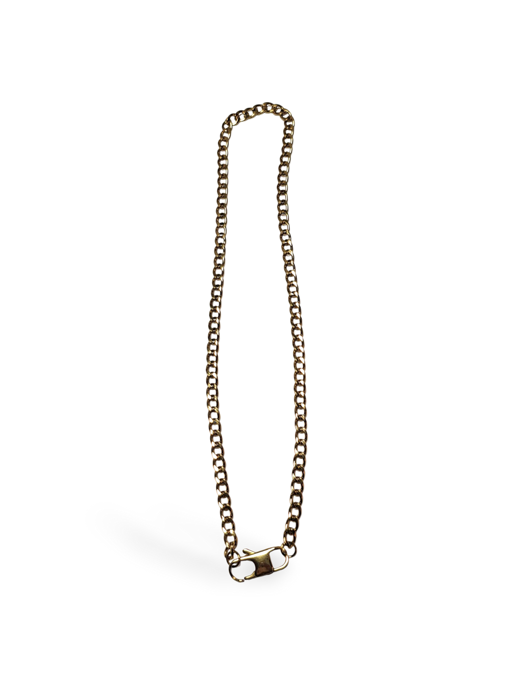 Collana Lettere Big Daimond Gold