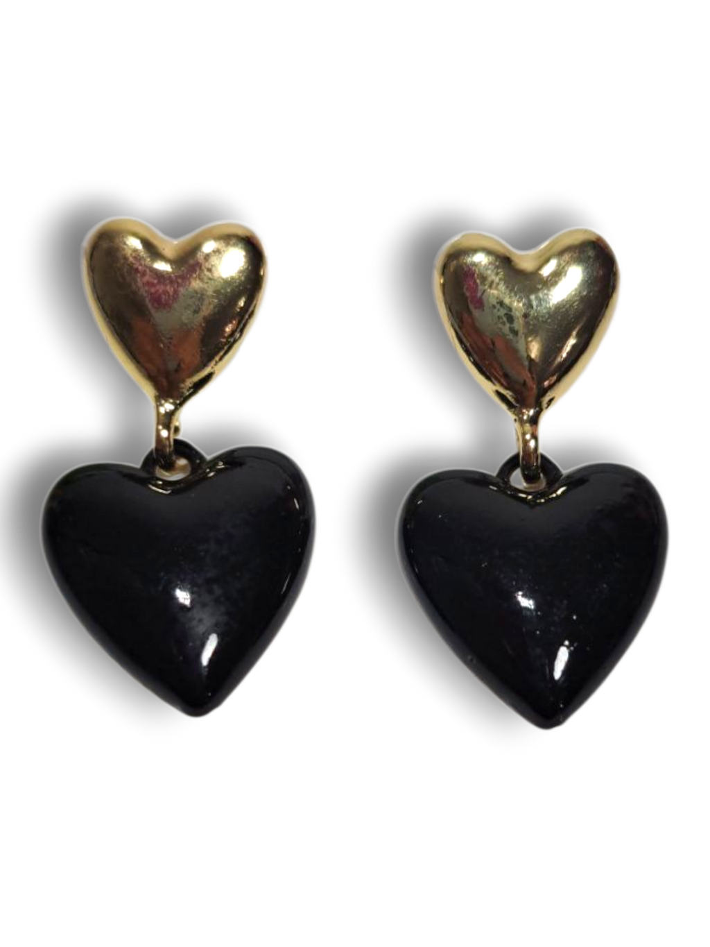 Orecchini Doppio Cuore