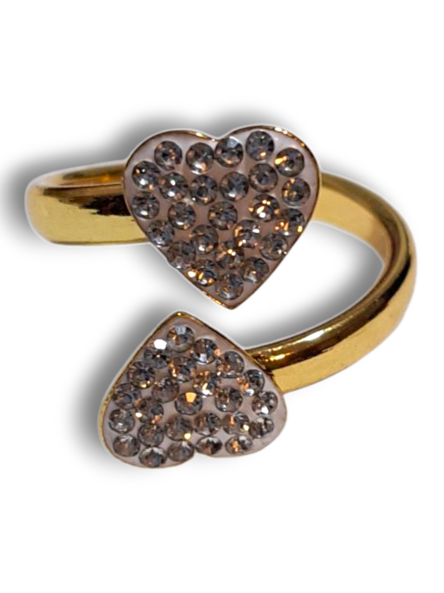 Anello Cuore Strass