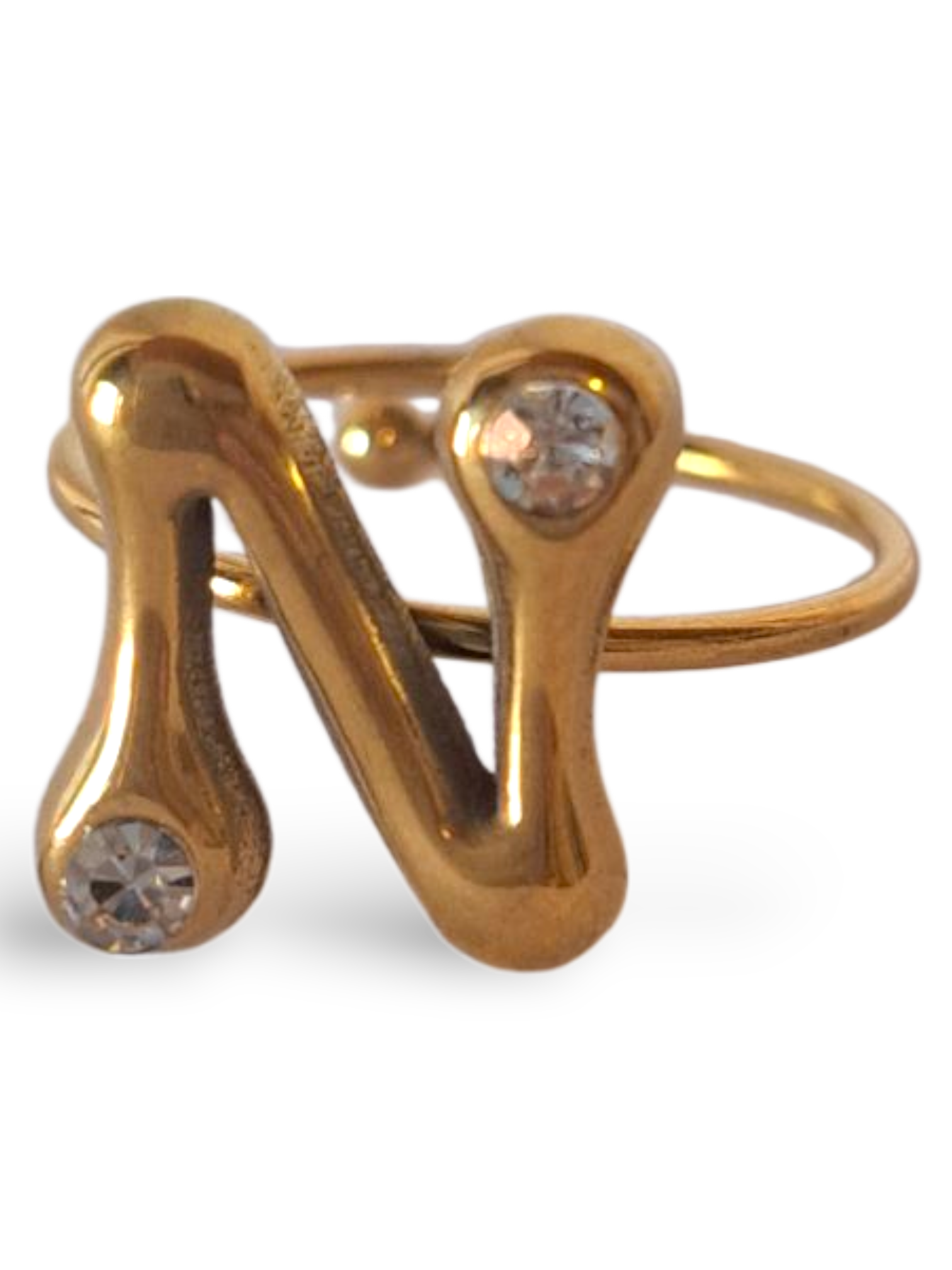 Anello Lettera Punto Luce